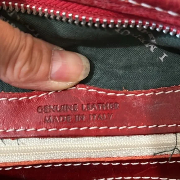 I MEDICI FIRENZE GENUINE ITALIAN LEATHER SATCHEL BAG